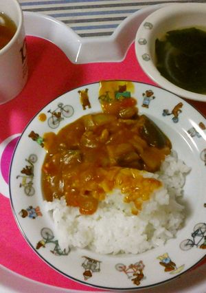 夏野菜で爽やかカレー!(*¯︶¯*)-レシピのメイン写真