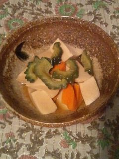 ☆レンジで☆ゴーヤと高野豆腐煮!?-レシピのメイン写真