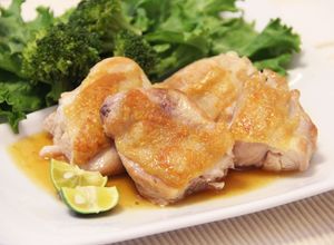すだち消費☆鶏肉ソテーすだちソース添え-レシピのメイン写真
