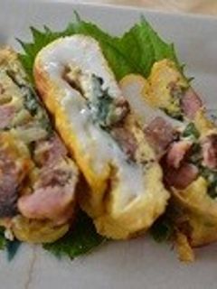 SPAM&薬味の夏バージョン卵焼き-レシピのメイン写真
