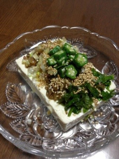 夏の薬味たっぷり♪冷奴-レシピのメイン写真