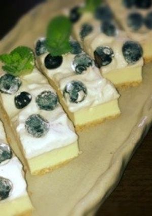 ヨーグルト風味のレアチーズケーキ-レシピのメイン写真