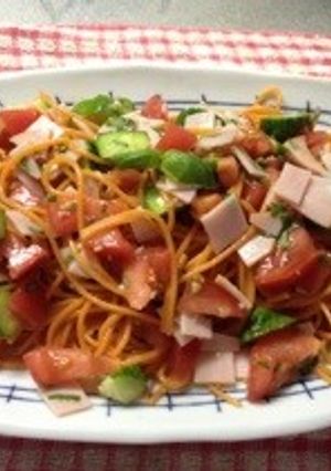 夏野菜の冷たいパスタ-レシピのメイン写真