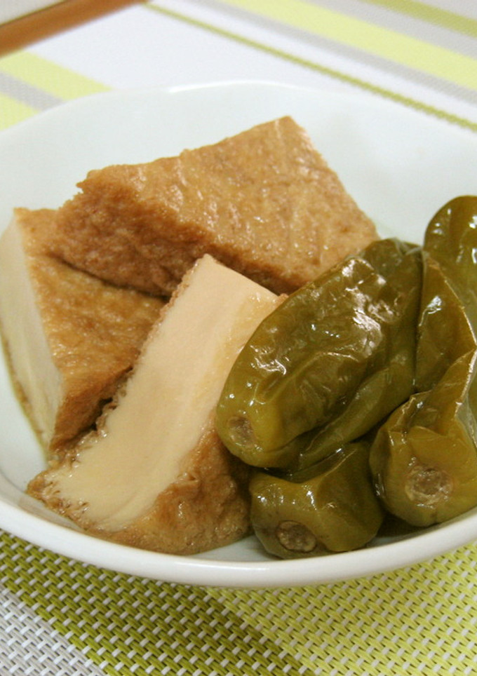 厚あげとししとうの煮物-レシピのメイン写真