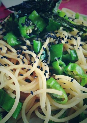 ししとうパスタ-レシピのメイン写真
