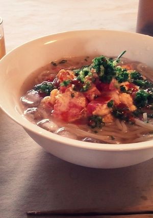のっけて☆とまたま冷麺-レシピのメイン写真