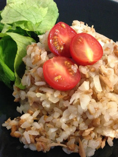 簡単ツナ納豆チャーハン-レシピのメイン写真