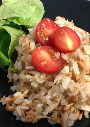 簡単ツナ納豆チャーハン-レシピのメイン写真