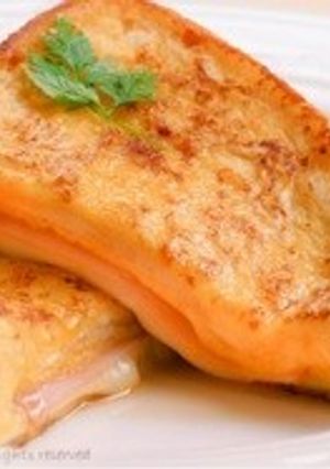 ハムとチーズのメープルクロックムッシュ-レシピのメイン写真