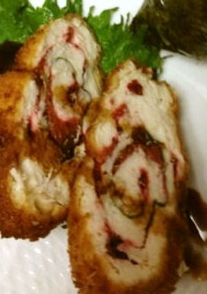 豚もも薄切り肉の梅しそロール-レシピのメイン写真