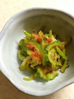 ゴーヤの梅味噌和え-レシピのメイン写真