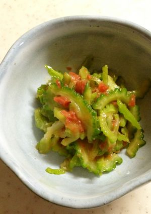 ゴーヤの梅味噌和え-レシピのメイン写真