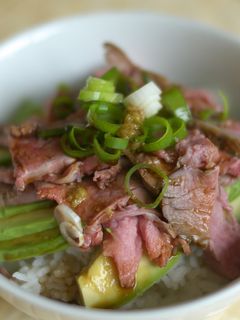 アボカド•ローストビーフ丼-レシピのメイン写真