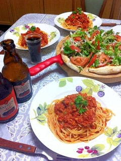 ツナとトマト缶で簡単、美味♪トマトパスタ-レシピのメイン写真