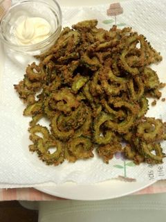 唐揚げ粉で☆ゴーヤチップス-レシピのメイン写真