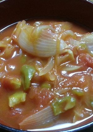 ズボラトマトスープ-レシピのメイン写真
