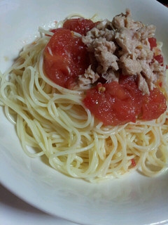 トマトとツナの冷製パスタ-レシピのメイン写真