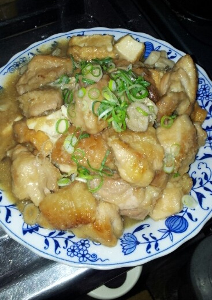 簡単！鶏肉のめんつゆ炒め煮(^_^)v-レシピのメイン写真