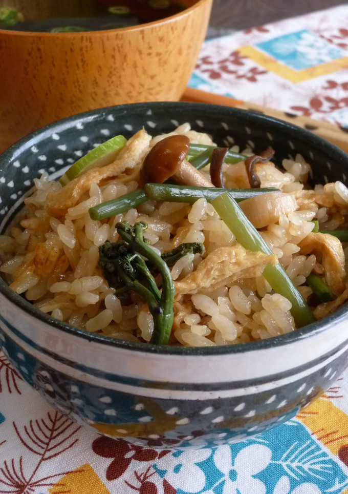 簡単～✜山菜の炊き込みご飯✜-レシピのメイン写真