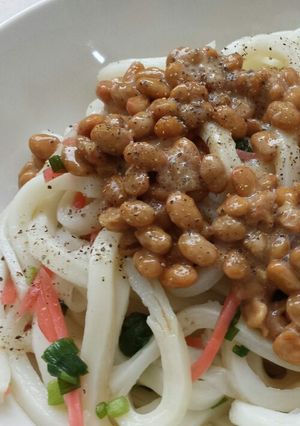 紅しょうが香る納豆うどん-レシピのメイン写真