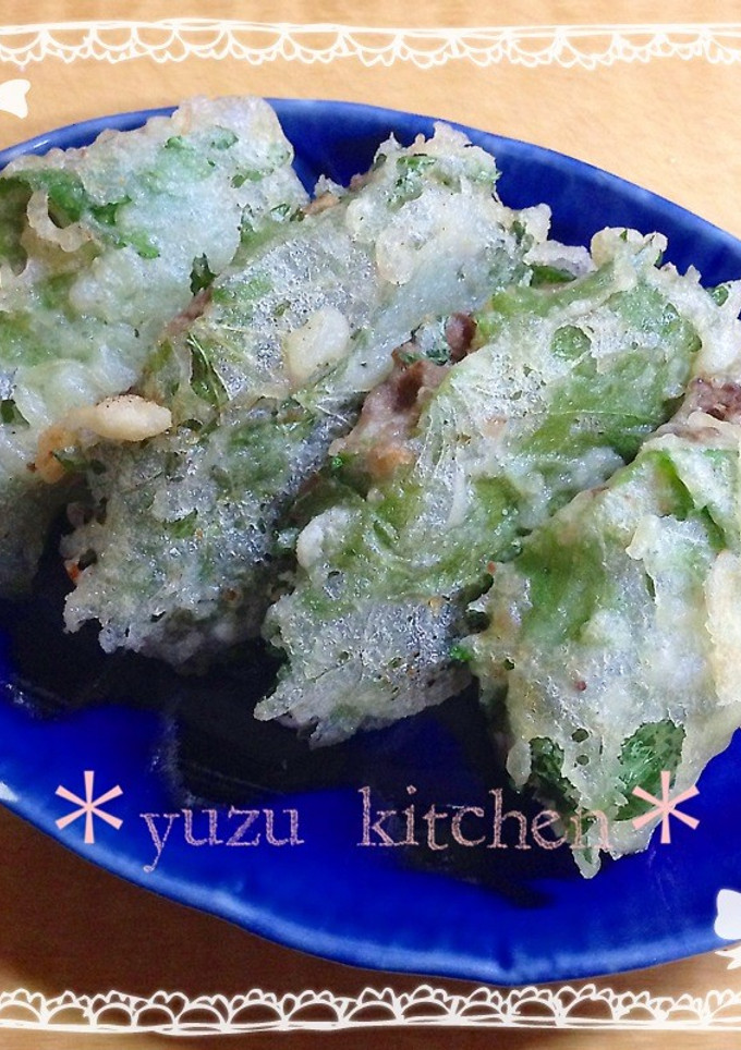 ＊鰯つみれの大葉はさみ揚げ＊-レシピのメイン写真