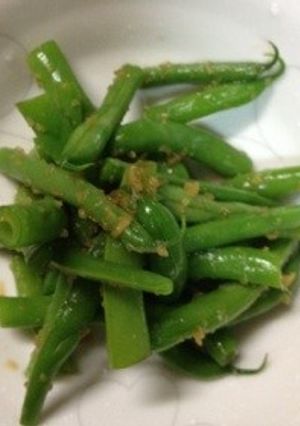 夏の定番!いんげんの生姜和え-レシピのメイン写真
