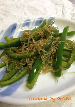 あら簡単!!ピーマンとジャコの醤油炒り-レシピのメイン写真