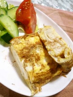 卵焼きでもフレンチトーストでもないパン☺-レシピのメイン写真