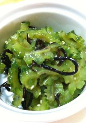 ゴーヤ塩昆布和え-レシピのメイン写真