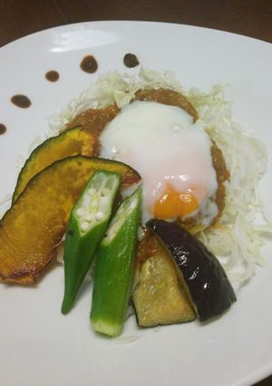 名古屋の親子カレー♪地産野菜添え-レシピのメイン写真