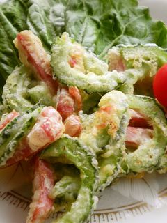 スパムとゴーヤのかき揚げ-レシピのメイン写真