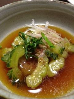 ゴーヤの揚げ浸し-レシピのメイン写真