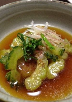 ゴーヤの揚げ浸し-レシピのメイン写真