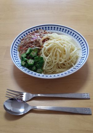 さっぱり夏バテ防止ネバネバパスタ-レシピのメイン写真