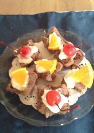 食パンでデザート♪-レシピのメイン写真