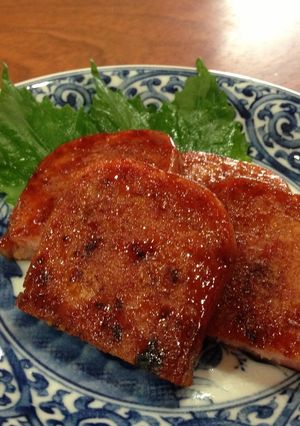 SPAMの照り焼き風ステーキ-レシピのメイン写真