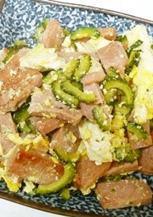 ゴーヤとスパムのチャンプルー-レシピのメイン写真