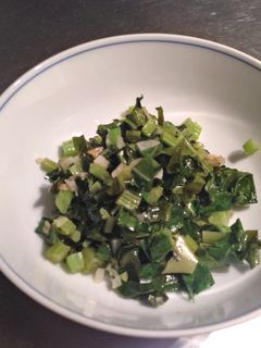 コールラビの葉の炒め-レシピのメイン写真