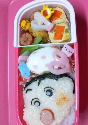 しんちゃん弁当-レシピのメイン写真