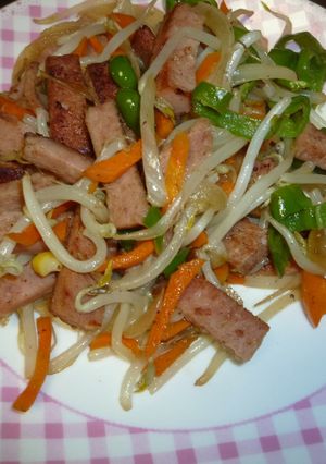 ☆簡単☆ヘルシースパムの野菜炒め☆-レシピのメイン写真