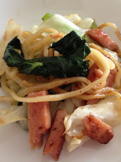 スパムで焼きそば-レシピのメイン写真