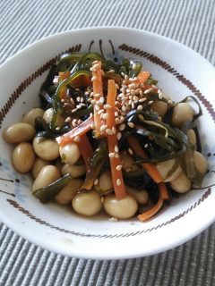 簡単☆生昆布とお豆の煮物-レシピのメイン写真