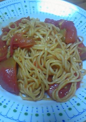 簡単トマトパスタ-レシピのメイン写真