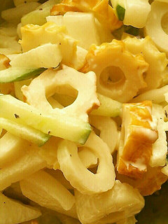 シャキシャキ野菜ちくわと梨のわさびサラダ-レシピのメイン写真