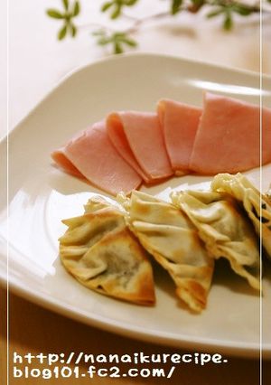 チーズと大葉の焼き餃子-レシピのメイン写真