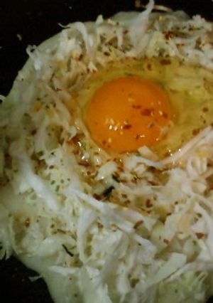 安い☆うまい☆キャベ玉焼き-レシピのメイン写真