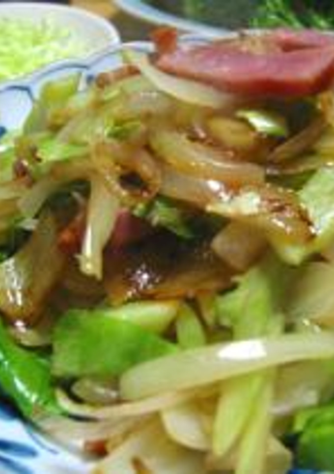 芯を使った野菜炒め。-レシピのメイン写真