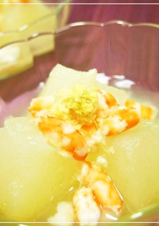 冬瓜と海老の冷やし鉢-レシピのメイン写真