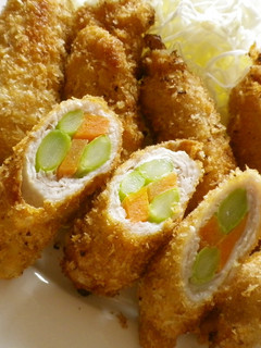 豚ロースの野菜巻きフライ。-レシピのメイン写真