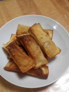 コストコのポテトフレークのワンタン包揚げ-レシピのメイン写真